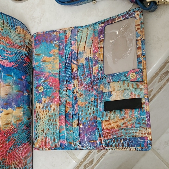 ๐๐๐งก BRAHMIN CRUSH Small Carla Satchel & Ady Wallet ๐งก๐๐ - Picture 7 of 16